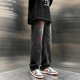 Y2k Baggy Straight Jeans
